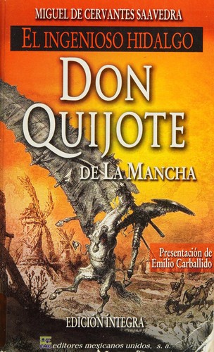 Editores Mexicanos Unidos complete Spanish edition cover of Don Quixote