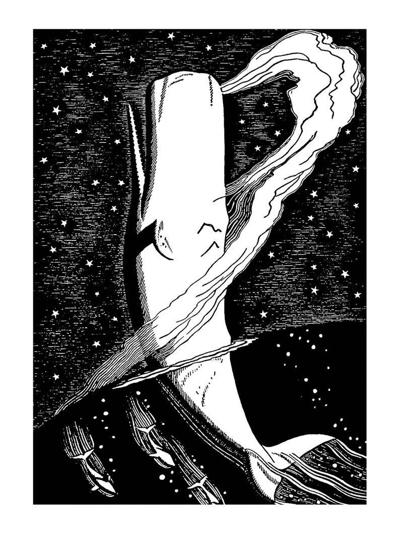 Rockwell Kent edition, The Whale cover of Moby-Dick