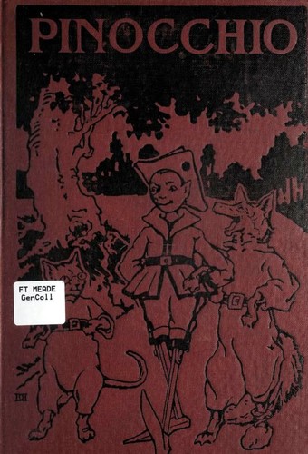 John C. Winston Company edition cover of The Adventures of Pinocchio