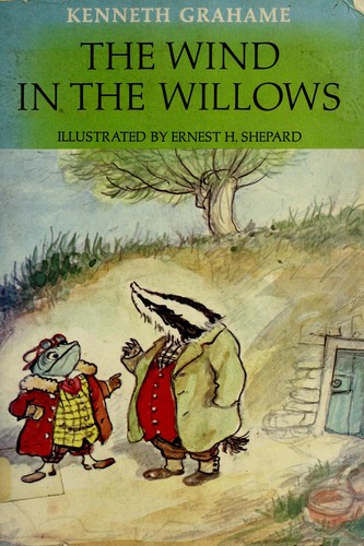 Scribner edition, illustrated by Ernest H. Shepard cover of The Wind in the Willows