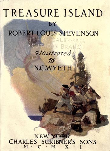 Scribner's edition, illustrated by N.C. Wyeth cover of Treasure Island